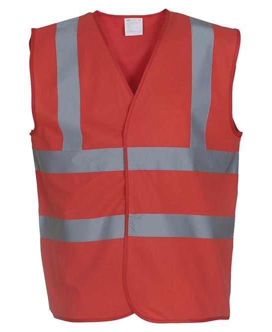 Hi Vis Weste Sicherheit Arbeitsweste hohe Sichtbarkeit viz reflektierende Sicherheit Unisex - Bild 10 von 10