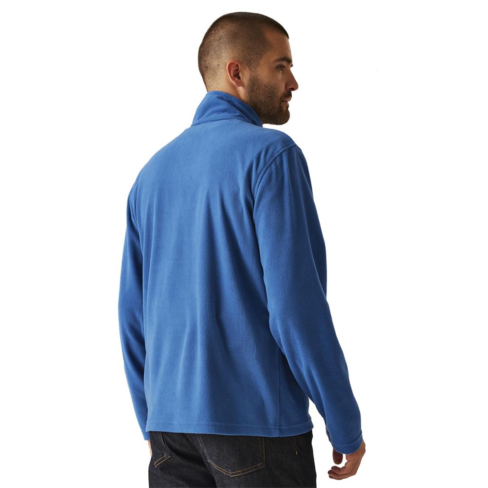 Regatta Mens Half Zip Micro Fleece Jacket Lightweight Warm Jumper Pullover Top - Picture 30 of 34