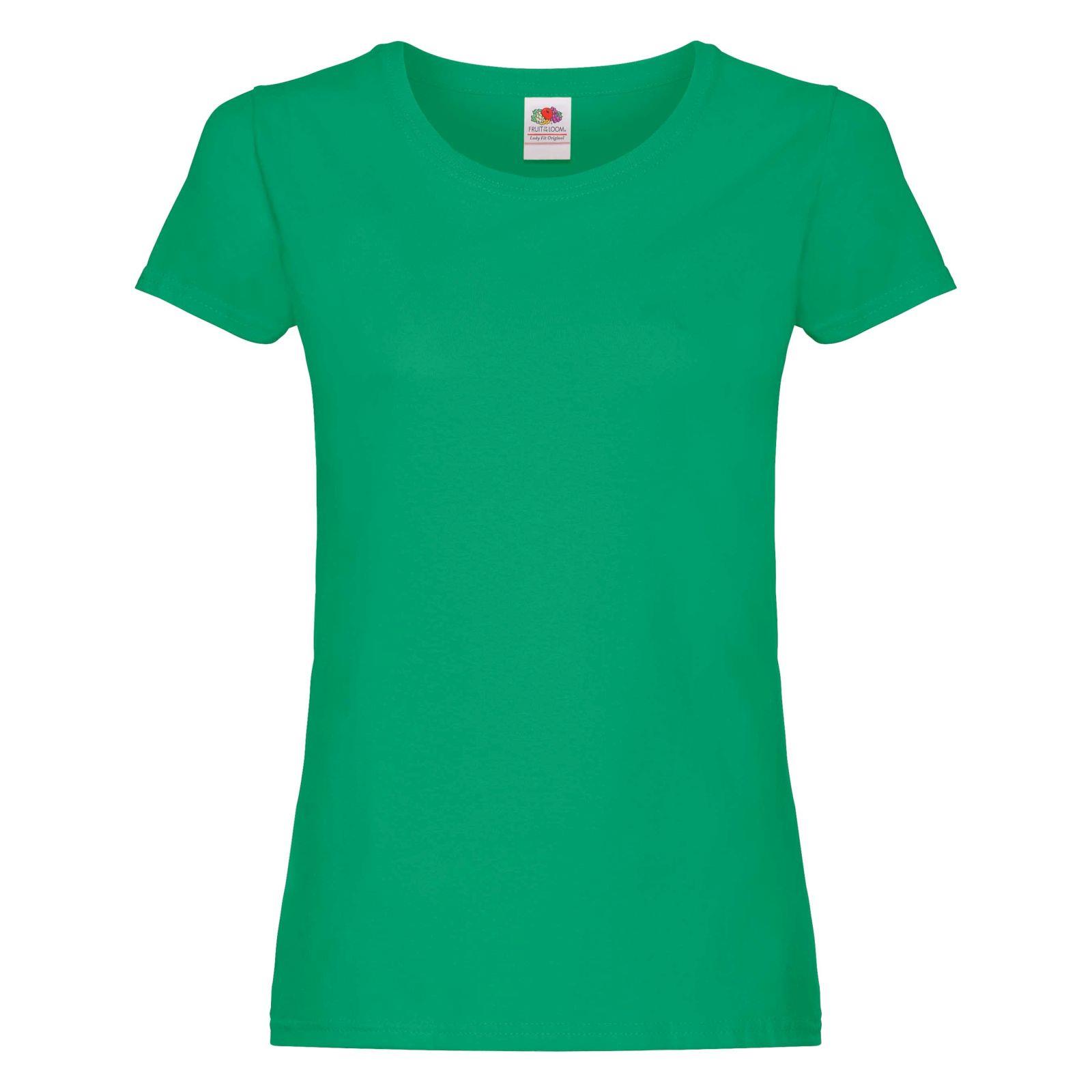 3 Pack Fruit of the Loom Ladies T Shirt Womens Blank Lady Fit Tee Blank T-Shirts - Picture 26 of 47