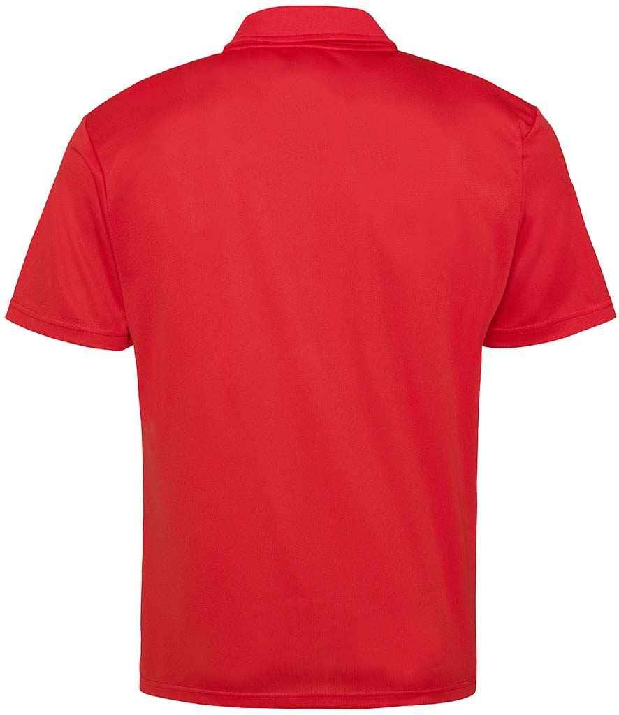 Mens Sports Polo Shirt Quick Dry Wicking Mens Gym Workout Polyester Plain Top - Picture 16 of 42