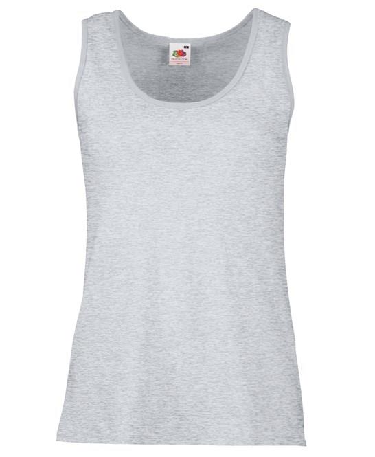 Fruit of the Loom Ladies Vest Plain 100% Cotton Womens Girls Casual Tank Top - Picture 12 of 14