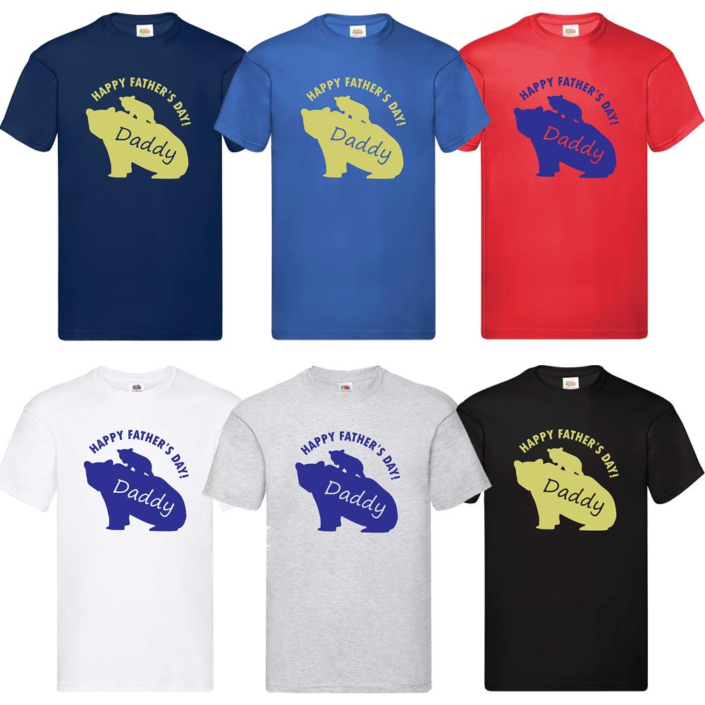 Fathers Day Mens T-Shirt Birthday Top Daddy Gift BBQ DAD Bear Galaxy S-5XL - Imagen 13 de 13