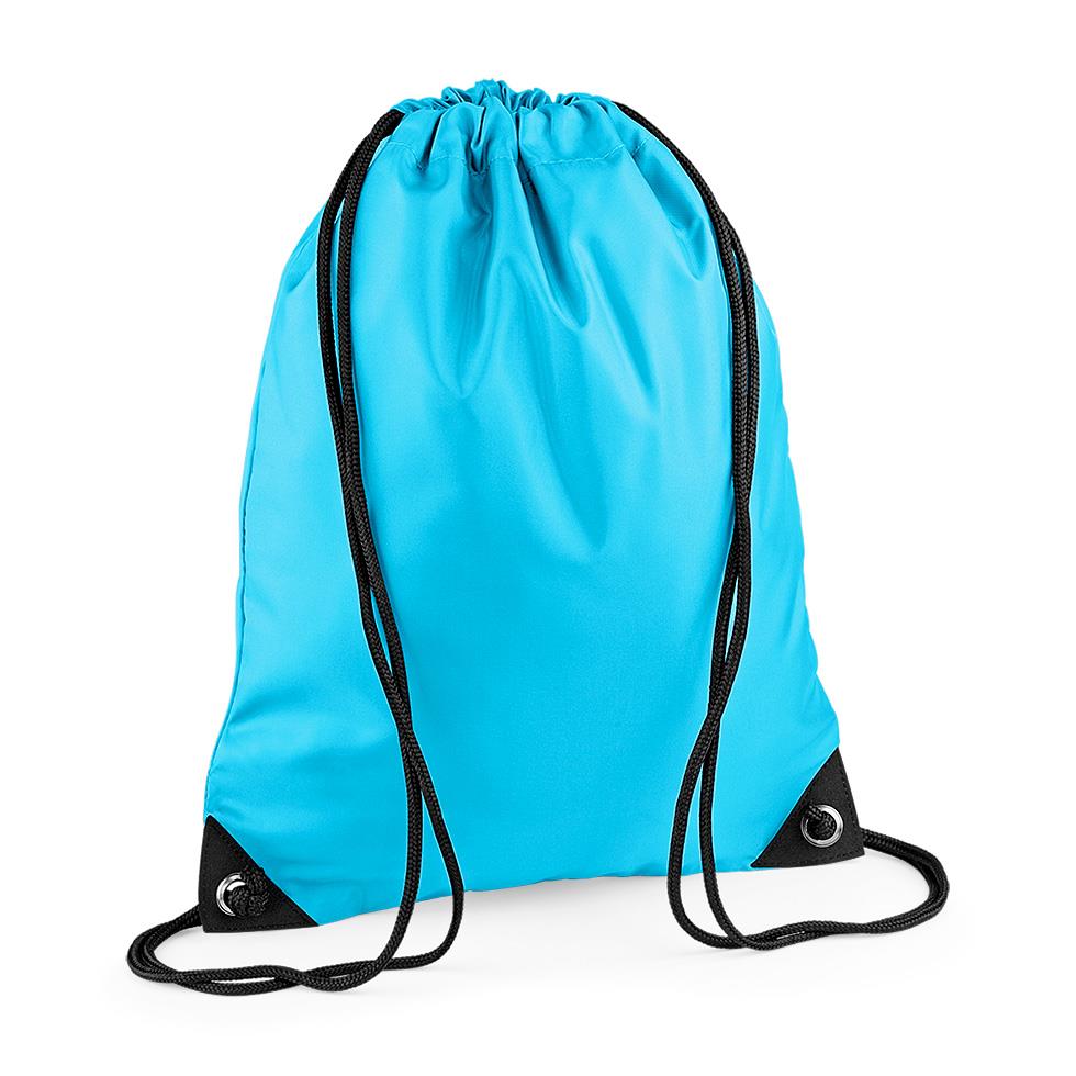 BagBase PREMIUM GYMSAC Waterproof Drawstring Bag Sports School PE Swim Gym Sack - Picture 11 of 43