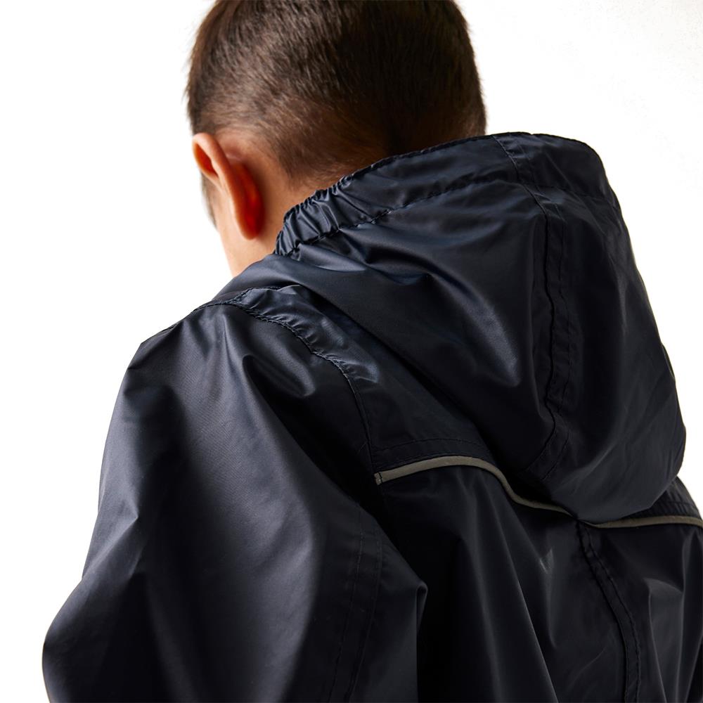 Regatta Kids Paddle Rain Suit Waterproof All-in-One Boys Girls Puddle Hooded - Picture 18 of 21