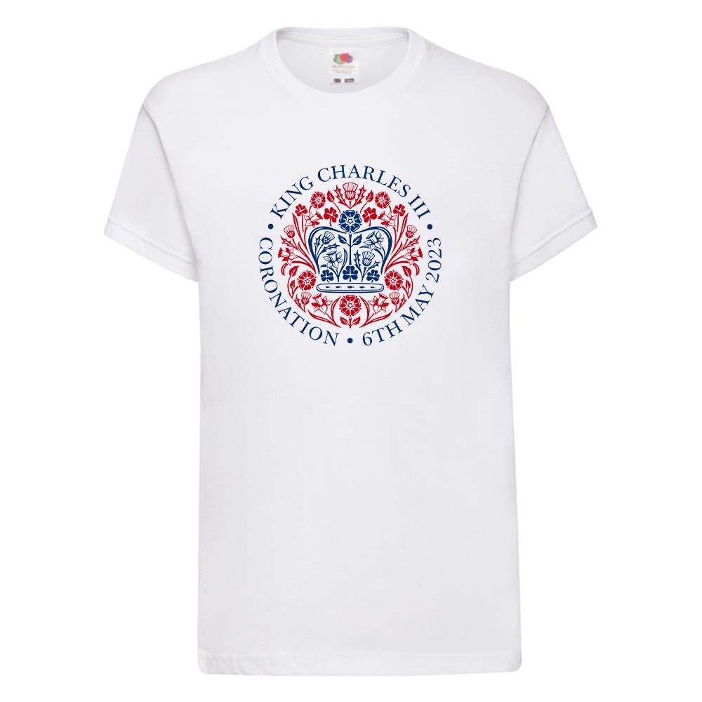 kurzärmeliges Herren-T-Shirt King Charles III Krönung 6. Mai Geschenk Souvenir - Bild 2 von 8