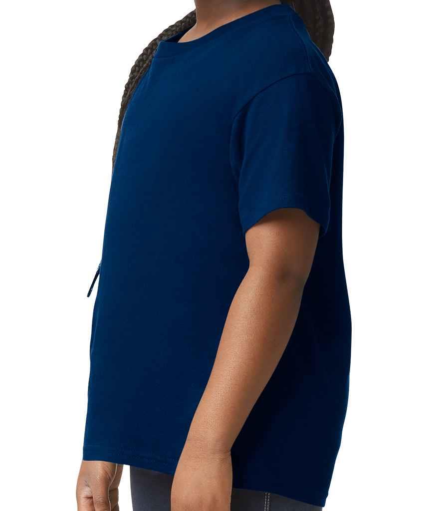 Kids Plain T Shirt Light Cotton Boys Girls Short Sleeve School PE Tee Top Lot - Picture 13 of 23