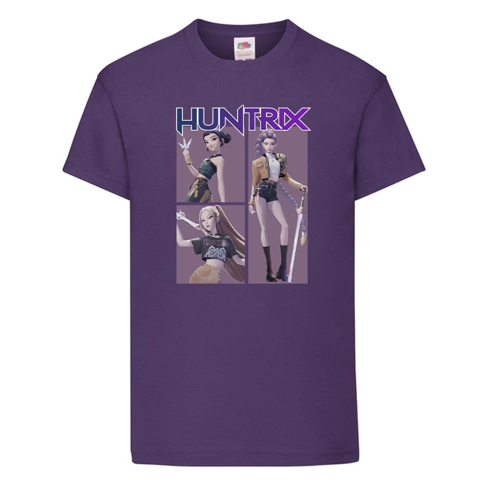 KPop Demon Hunters Huntrix Trio T-Shirt Kids Halloween Anime Gift Adult Tee UK - Picture 5 of 11