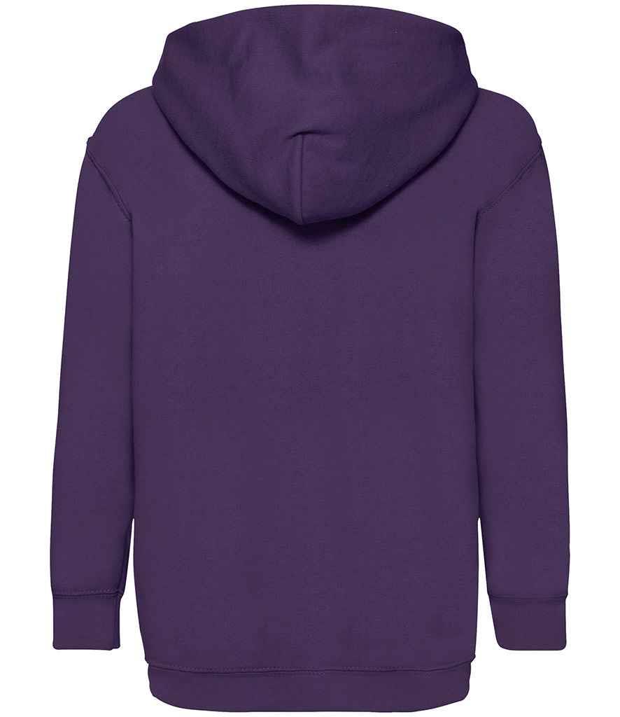 Fruit of the Loom Classic Kids Hoodie Hooded Boys Girls School Sweatshirt Top - Picture 28 of 38