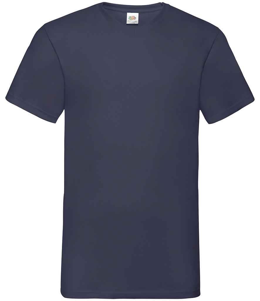 5 PACK Fruit of the Loom Mens V Neck T-Shirt Plain Casual Work Cotton Tee Top - Picture 7 of 17