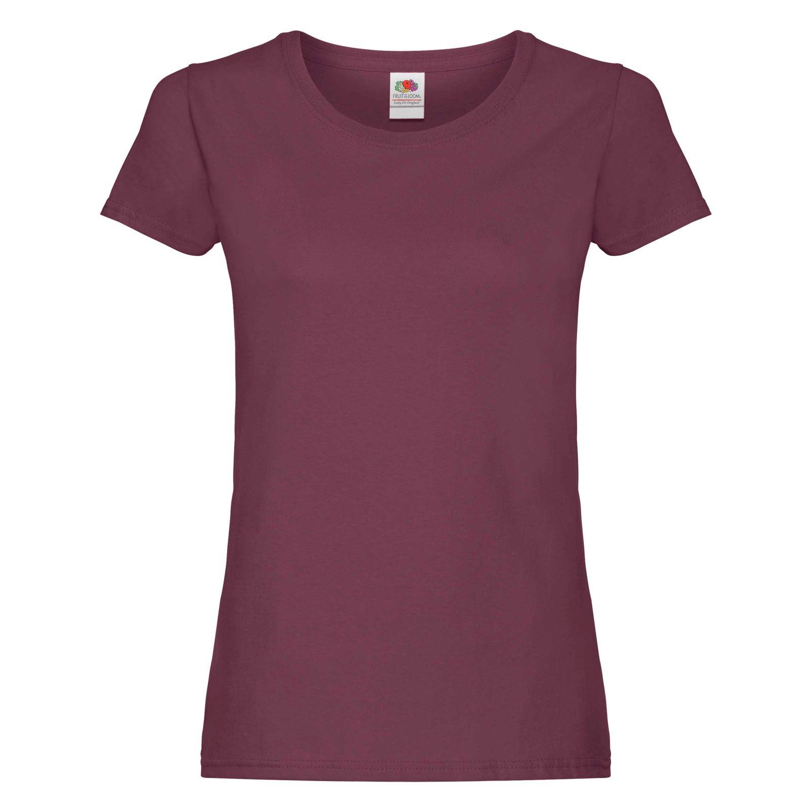 3 Pack Fruit of the Loom Ladies T Shirt Womens Blank Lady Fit Tee Blank T-Shirts - Picture 21 of 47