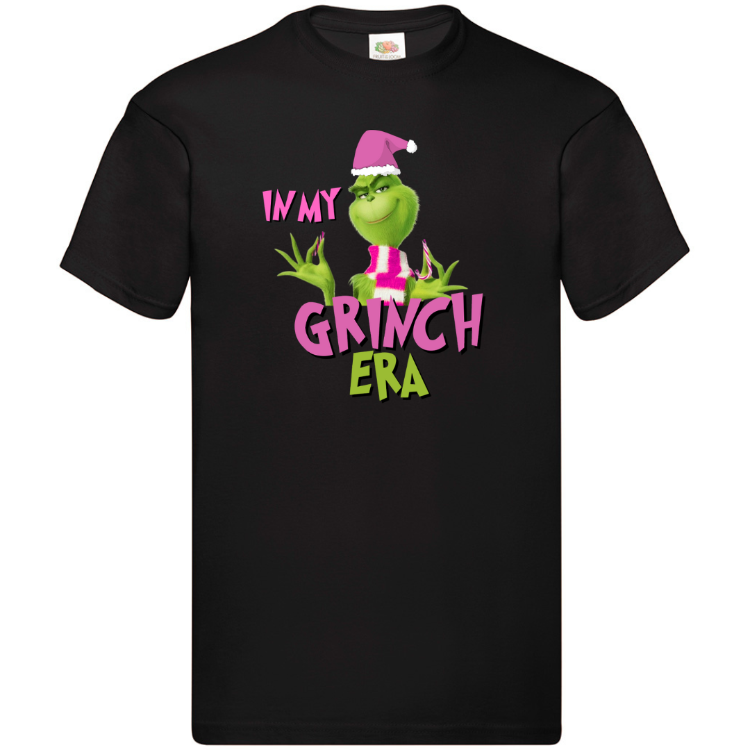 In My Grinch Era Christmas T-Shirt Funny Santa Xmas Holiday Tee Unisex Top - Picture 5 of 7