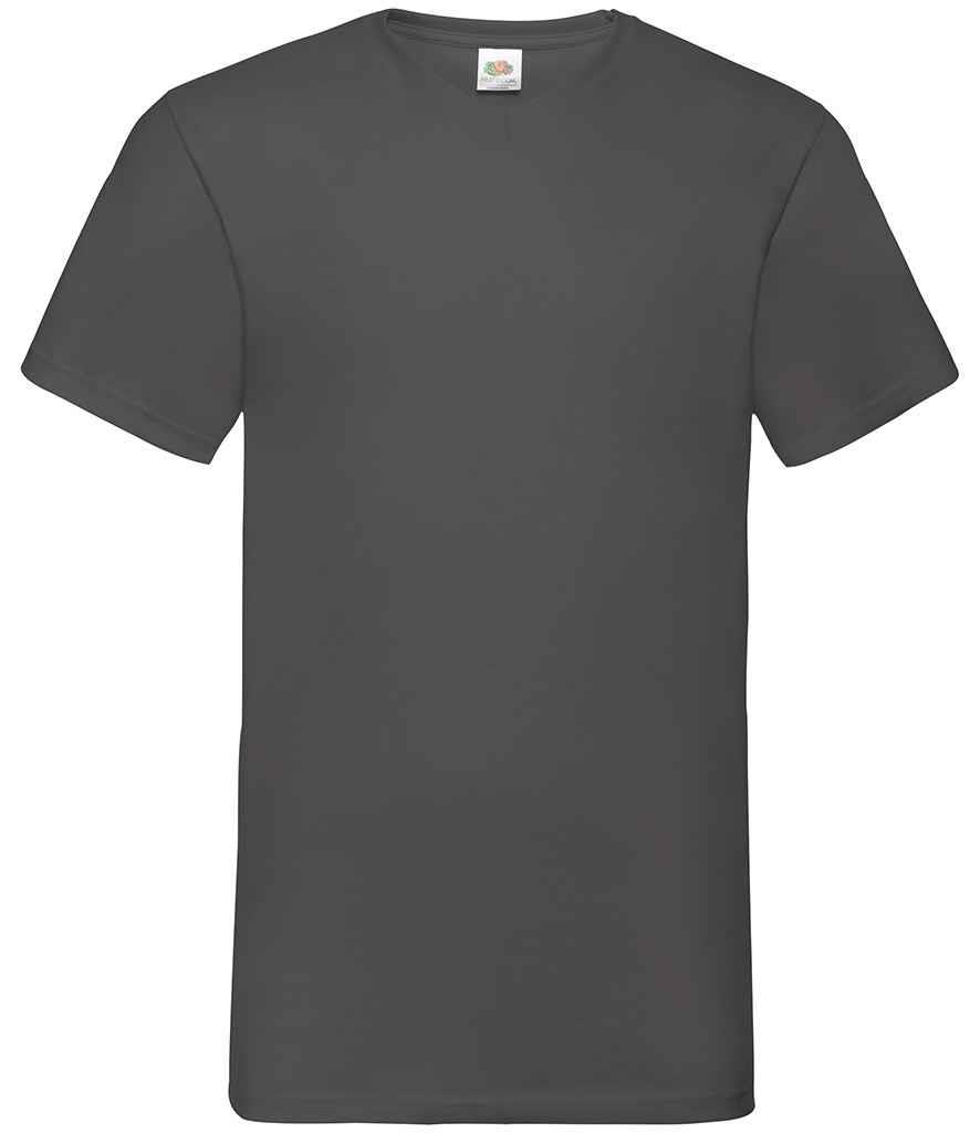 5 PACK Fruit of the Loom Mens V Neck T-Shirt Plain Casual Work Cotton Tee Top - Picture 11 of 17