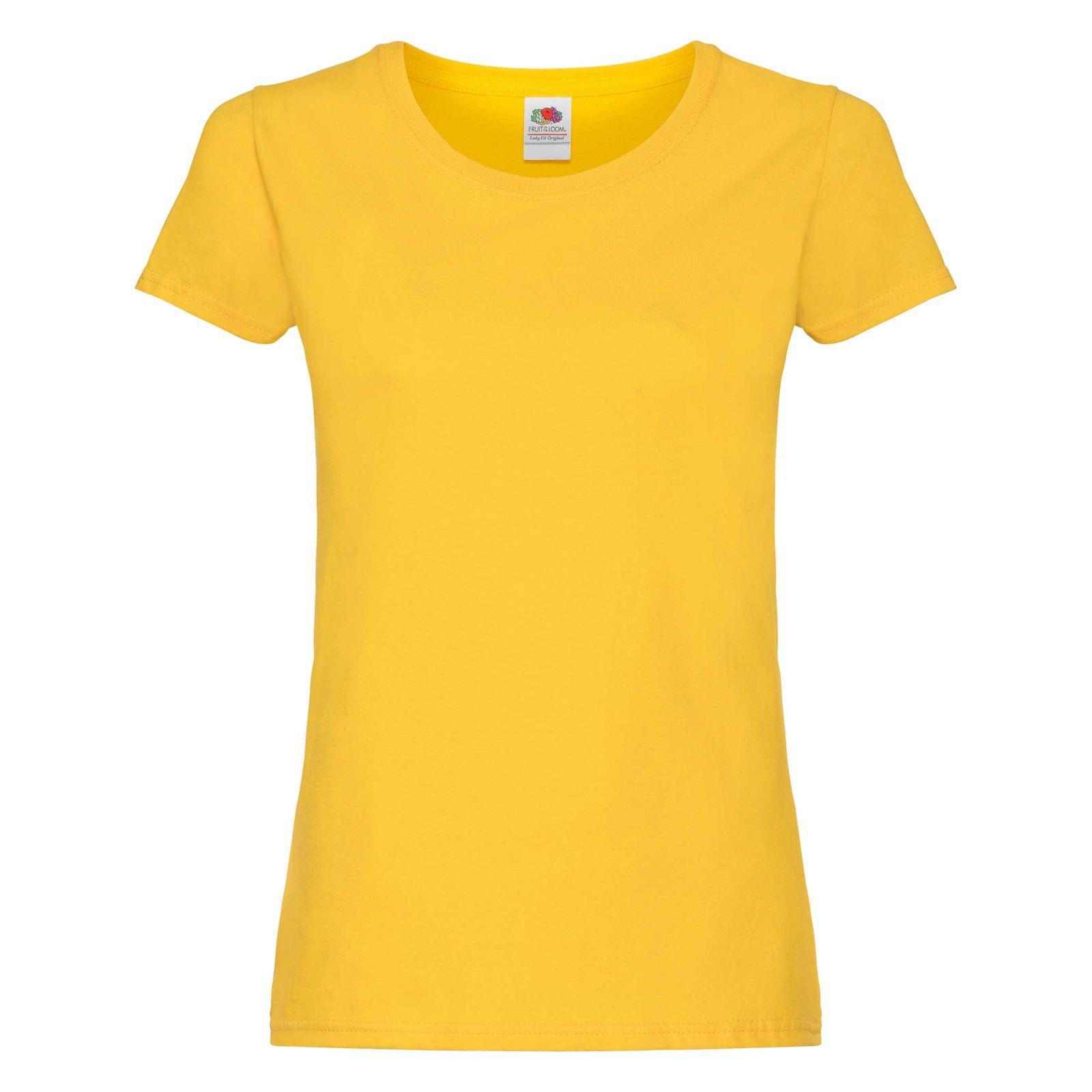 3 Pack Fruit of the Loom Ladies T Shirt Womens Blank Lady Fit Tee Blank T-Shirts - Picture 44 of 47