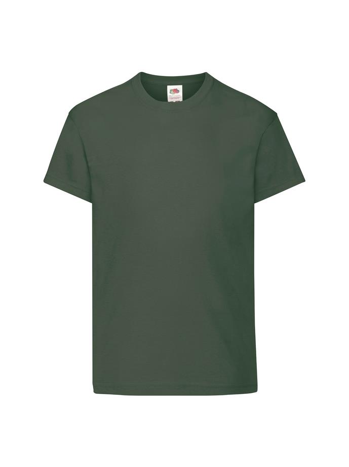 5 PACK Fruit of the Loom Kids T Shirts Plain Boys Girls School PE Cotton Tee Lot - Picture 8 of 27