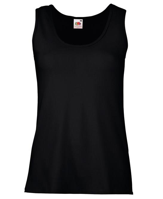 Fruit of the Loom Ladies Vest Plain 100% Cotton Womens Girls Casual Tank Top - Picture 5 of 14