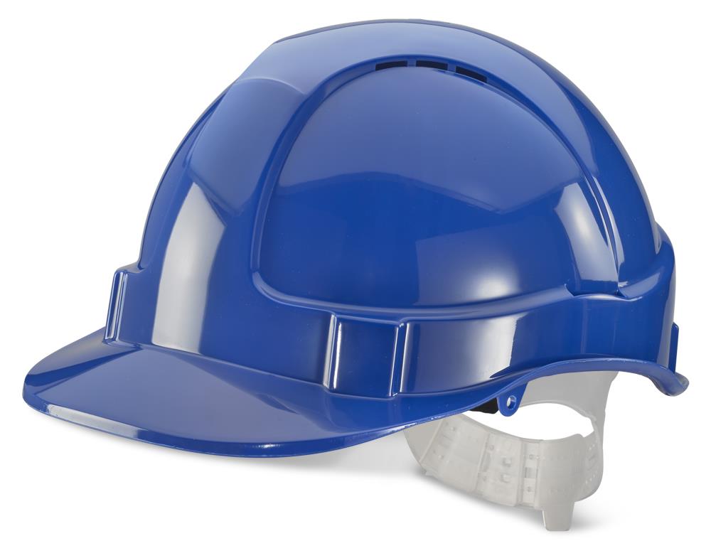 BEESWIFT Economy Vented Safety Work Helmet Builders Construction Hard Hat - Picture 7 of 8