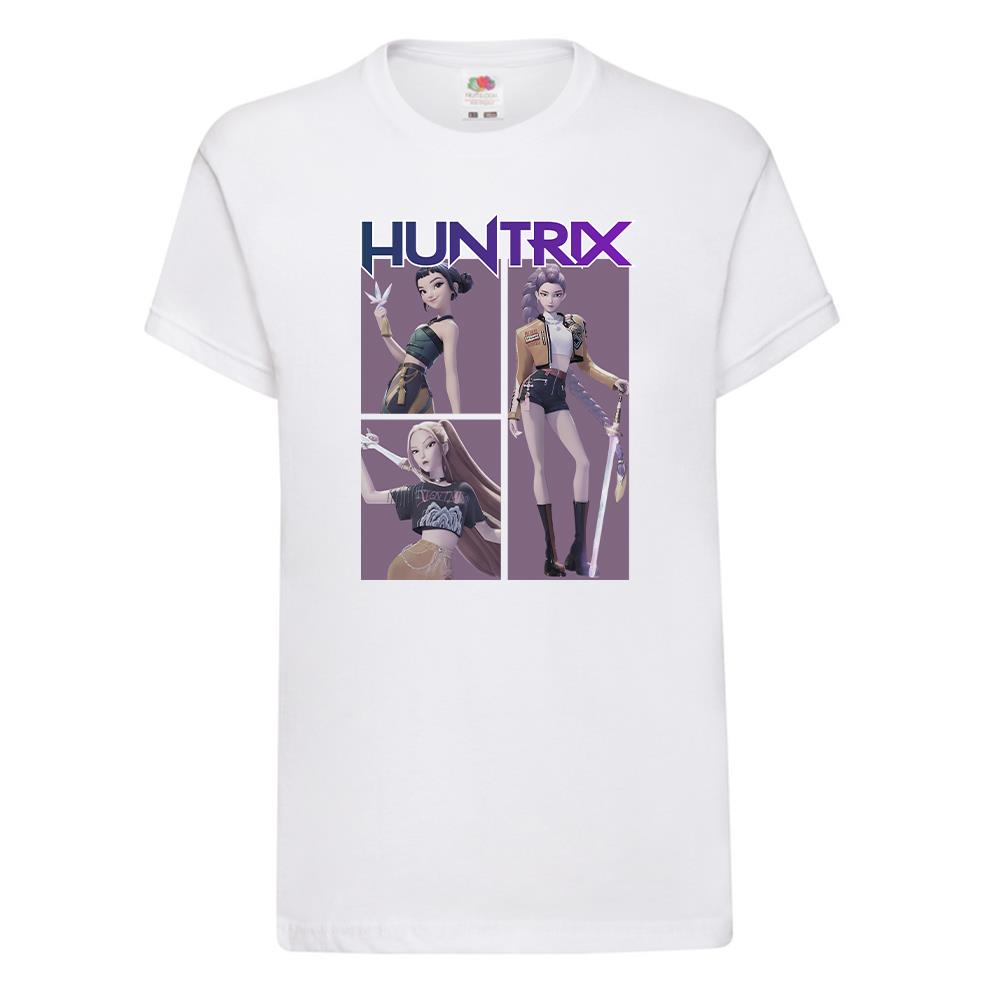 KPop Demon Hunters Huntrix Trio T-Shirt Kids Halloween Anime Gift Adult Tee UK - Picture 4 of 11