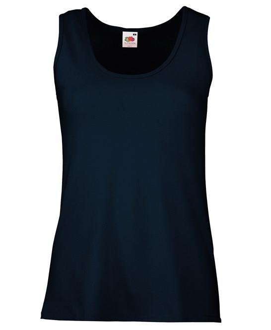 Fruit of the Loom Ladies Vest Plain 100% Cotton Womens Girls Casual Tank Top - Picture 10 of 14