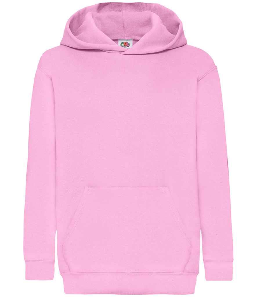 Fruit of the Loom Classic Kids Hoodie Hooded Boys Girls School Sweatshirt Top - Picture 21 of 38