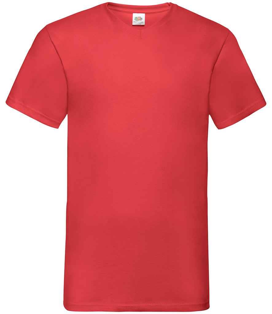 5 PACK Fruit of the Loom Mens V Neck T-Shirt Plain Casual Work Cotton Tee Top - Picture 12 of 17