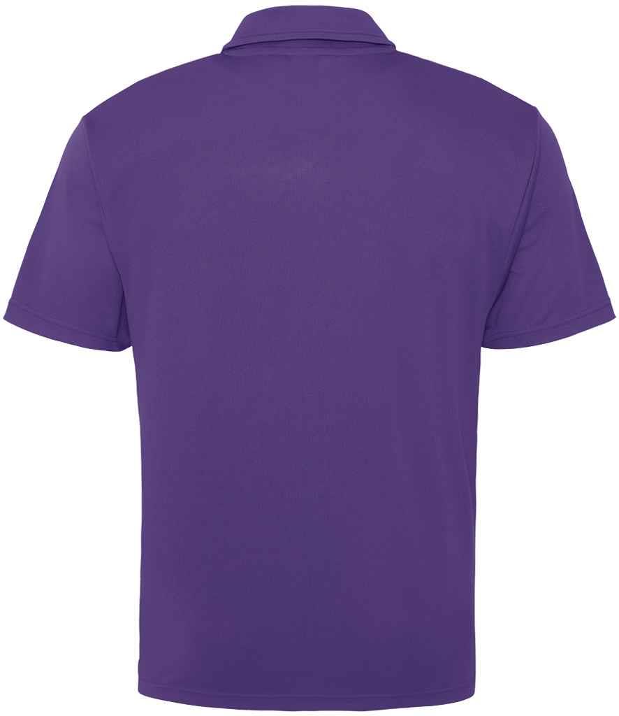Mens Sports Polo Shirt Quick Dry Wicking Mens Gym Workout Polyester Plain Top - Picture 32 of 42