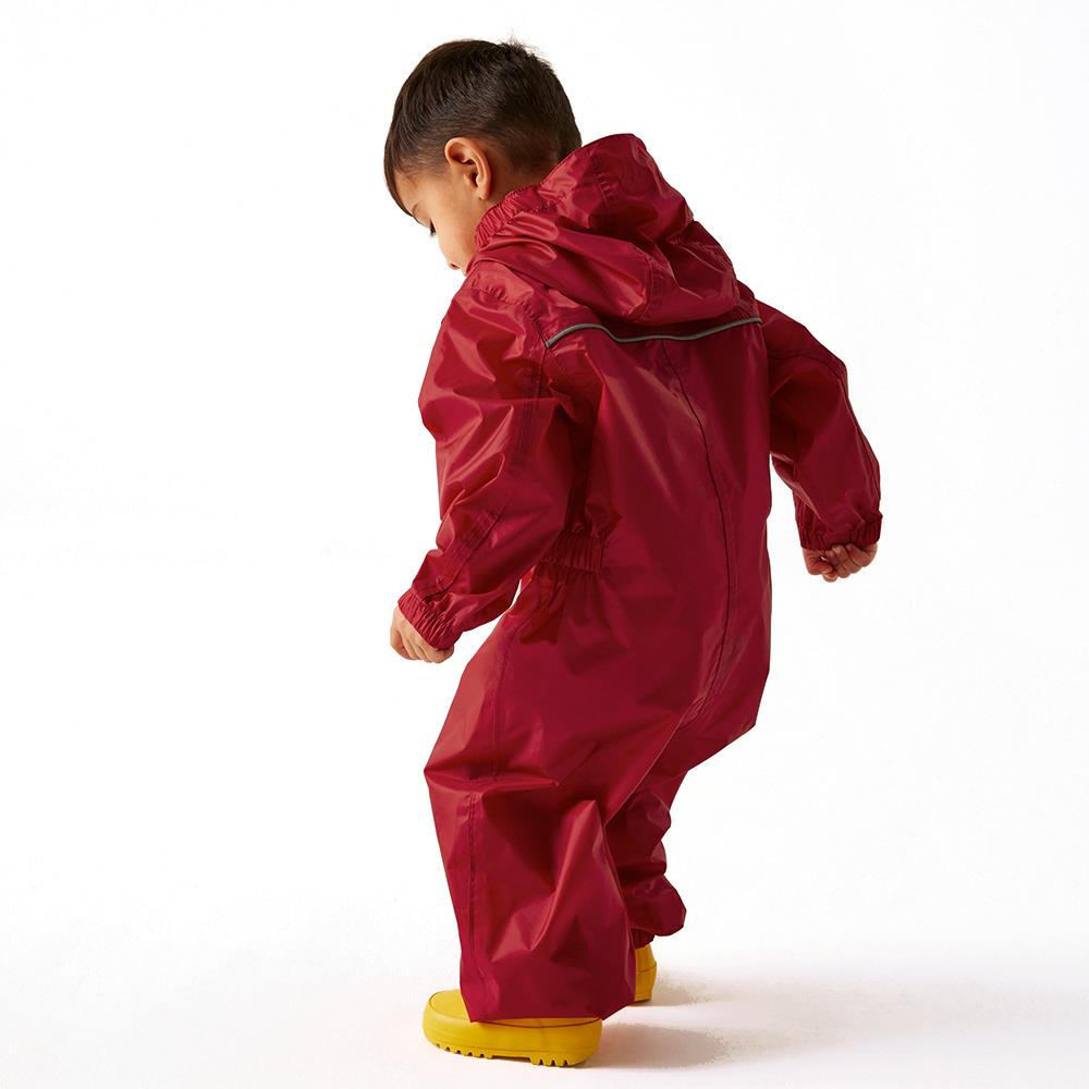 Regatta Kids Paddle Rain Suit Waterproof All-in-One Boys Girls Puddle Hooded - Picture 10 of 21