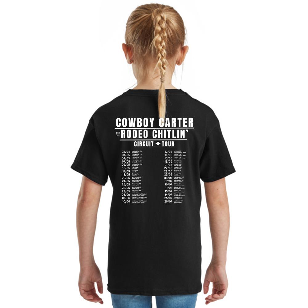 Camiseta Beyonce Cowboy Carter Tour 2025 Fechas de Concierto Música Fan Camiseta Mercancía - Imagen 13 de 13