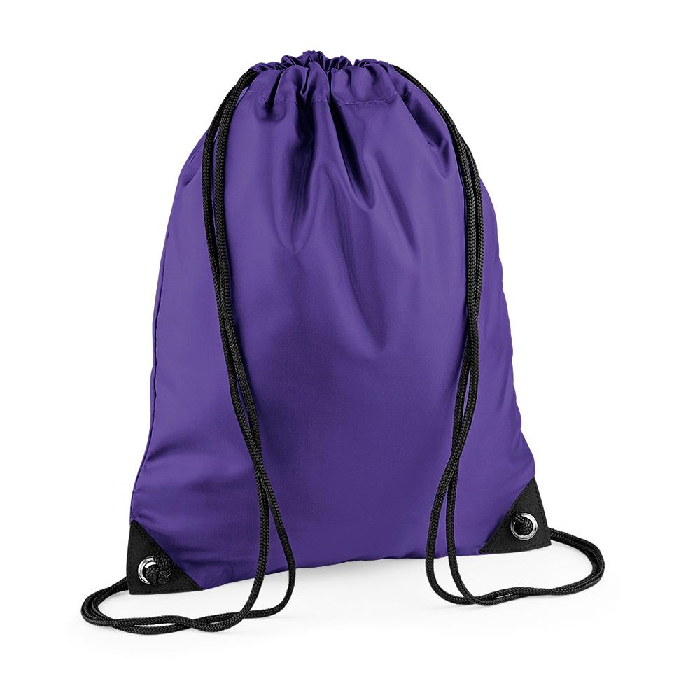 BagBase PREMIUM GYMSAC Waterproof Drawstring Bag Sports School PE Swim Gym Sack - Picture 10 of 43