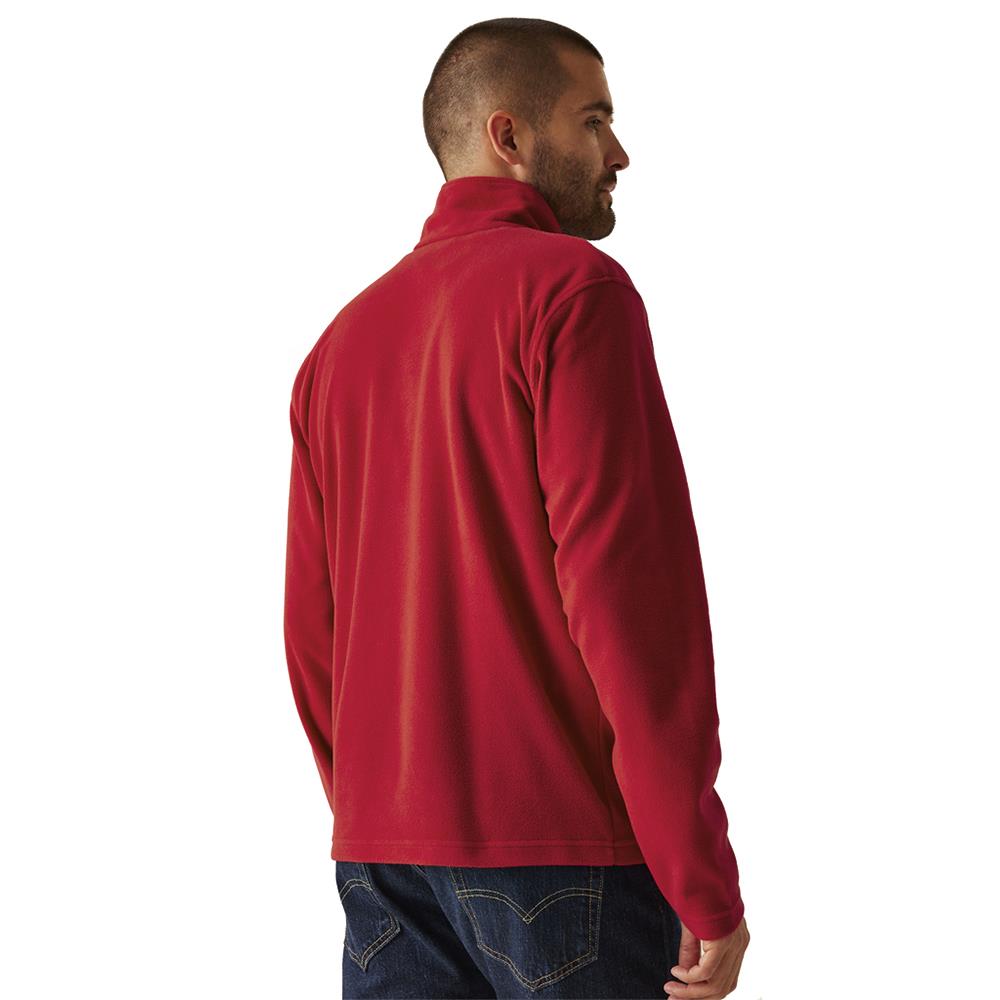 Regatta Mens Half Zip Micro Fleece Jacket Lightweight Warm Jumper Pullover Top - Picture 18 of 34