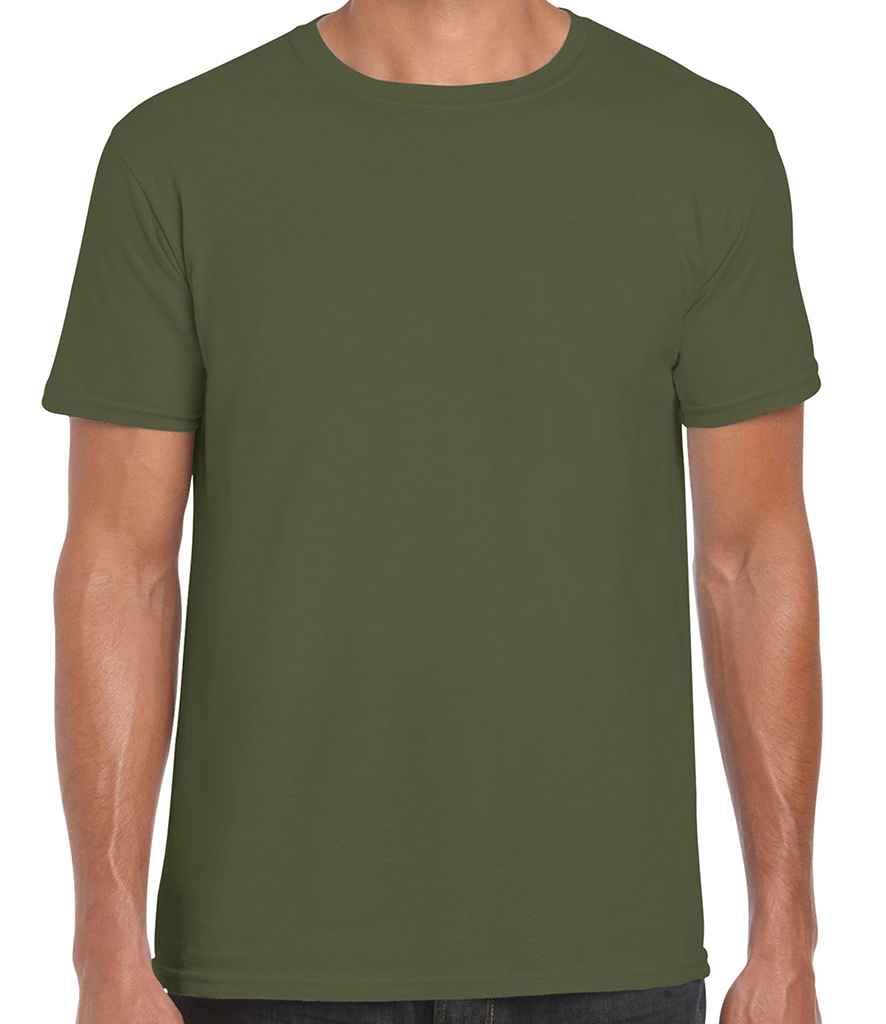 5 PACK Gildan Mens T-Shirt Softyle Plain 100% Ringspun Cotton Crewneck Tee Top - Picture 12 of 38