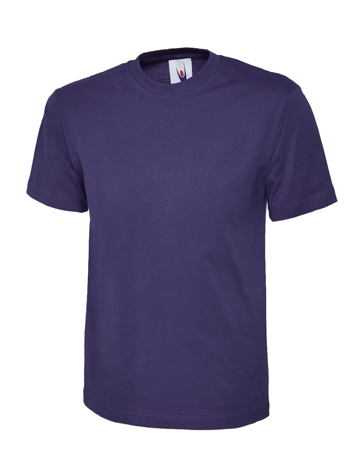 5 PACK UNEEK Classic T-Shirt Unisex Mens Plain 100% Cotton Tee Top Blank UC301