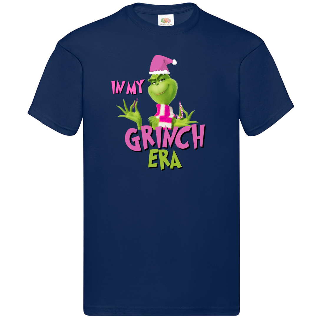 In My Grinch Era Christmas T-Shirt Funny Santa Xmas Holiday Tee Unisex Top - Picture 4 of 7