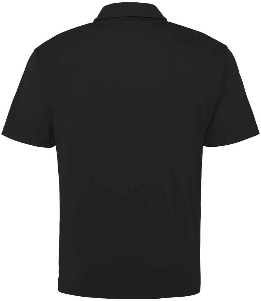 Mens Sports Polo Shirt Quick Dry Wicking Mens Gym Workout Polyester Plain Top - Picture 24 of 42