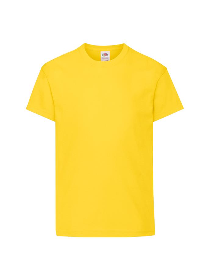 5 PACK Fruit of the Loom Kids T Shirts Plain Boys Girls School PE Cotton Tee Lot - Picture 25 of 27