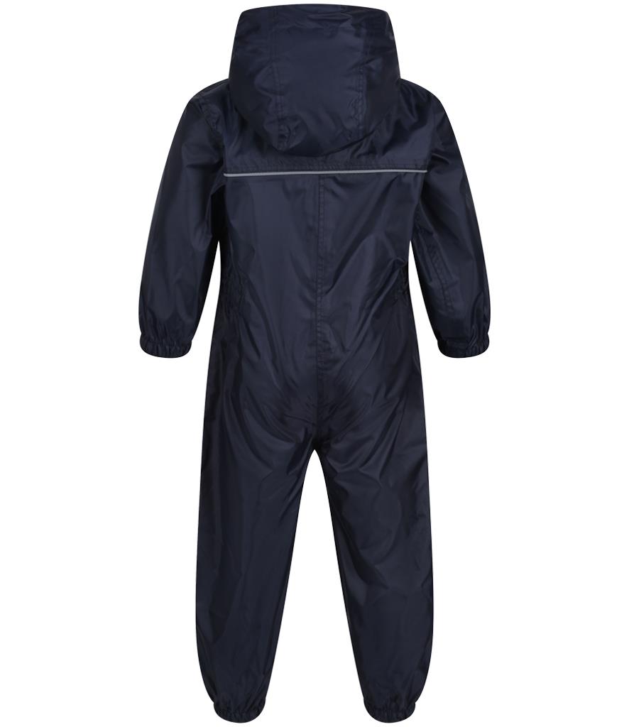 Regatta Kids Paddle Rain Suit Waterproof All-in-One Boys Girls Puddle Hooded - Picture 14 of 21