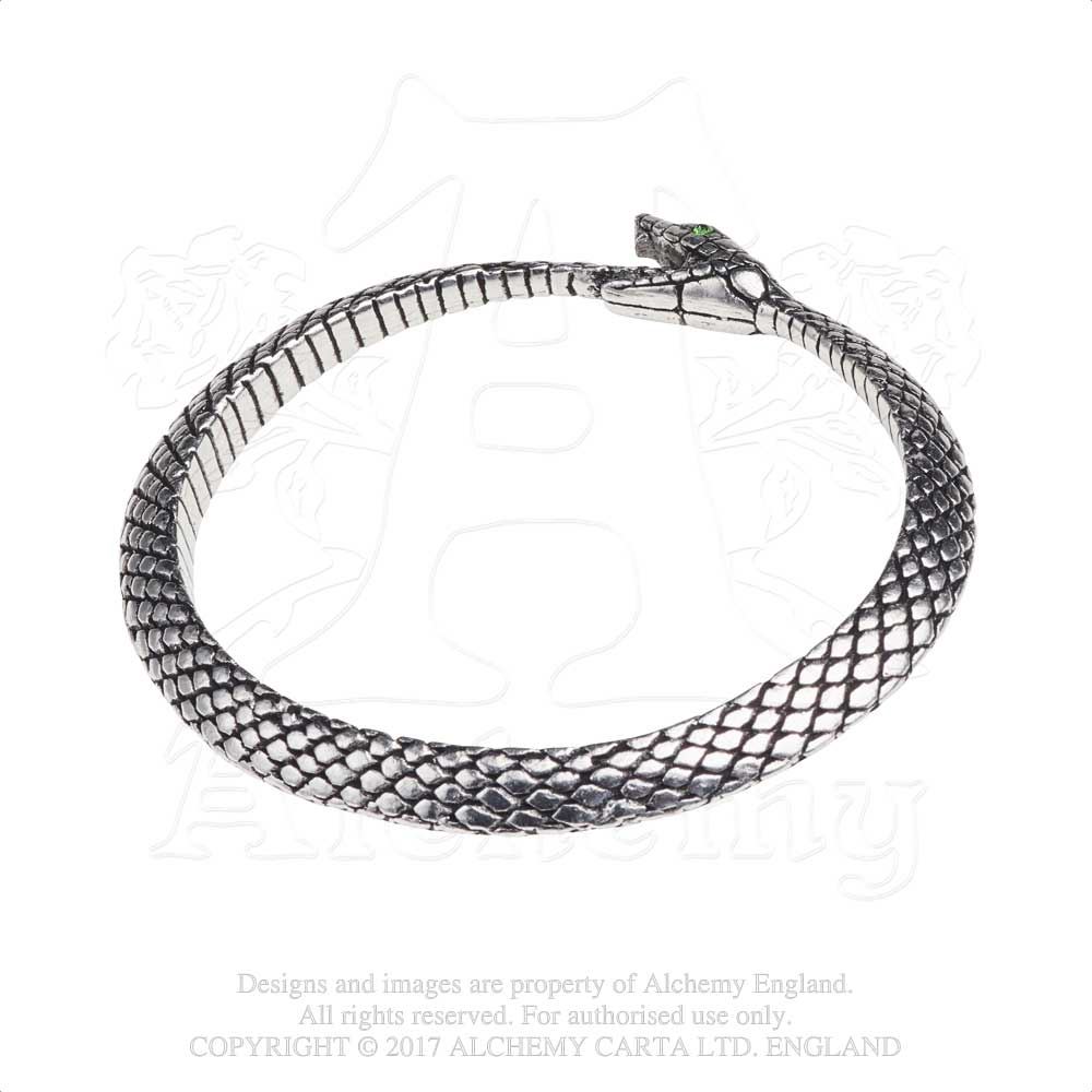 Alchemy Gothic Die Sophia Schlange Zinn Armband BRANDNEU - Bild 4 von 9