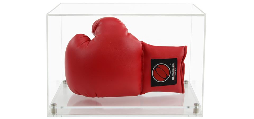 Custodia acrilica per guanto da boxe firmato/autografato singolo (orizzontale) - Foto 10 di 11