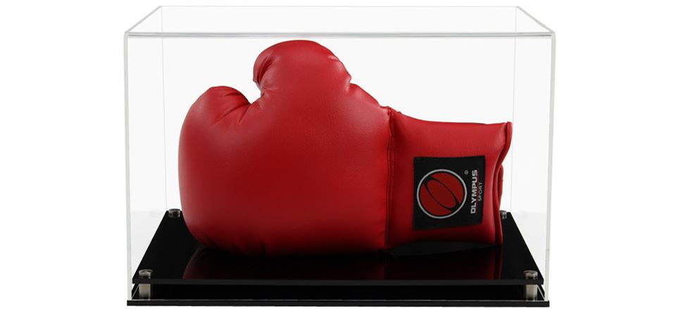Custodia acrilica per guanto da boxe firmato/autografato singolo (orizzontale) - Foto 9 di 11