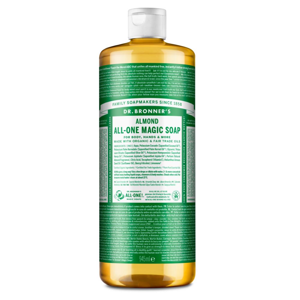 Dr Bronner Organic Moisturising Pure Castile Liquid Soap - All Sizes - Picture 8 of 54