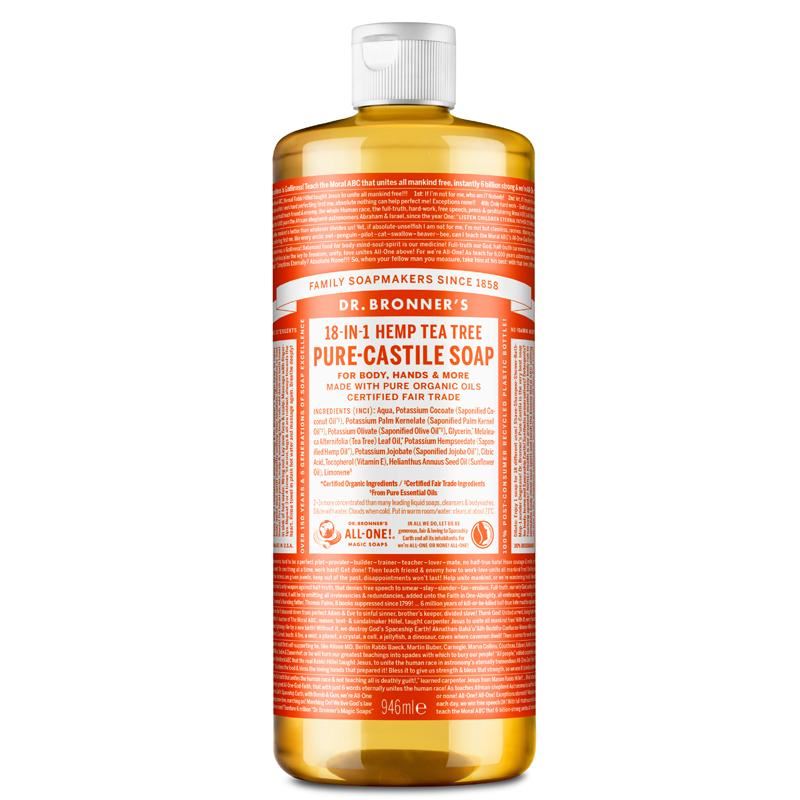 Dr Bronner Organic Moisturising Pure Castile Liquid Soap - All Sizes - Picture 54 of 54