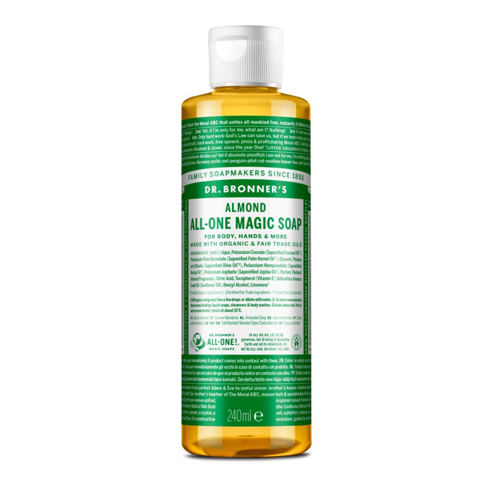 Dr Bronner Organic Moisturising Pure Castile Liquid Soap - All Sizes - Picture 4 of 54