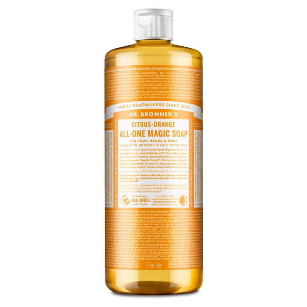 Dr Bronner Organic Moisturising Pure Castile Liquid Soap - All Sizes - Picture 23 of 54