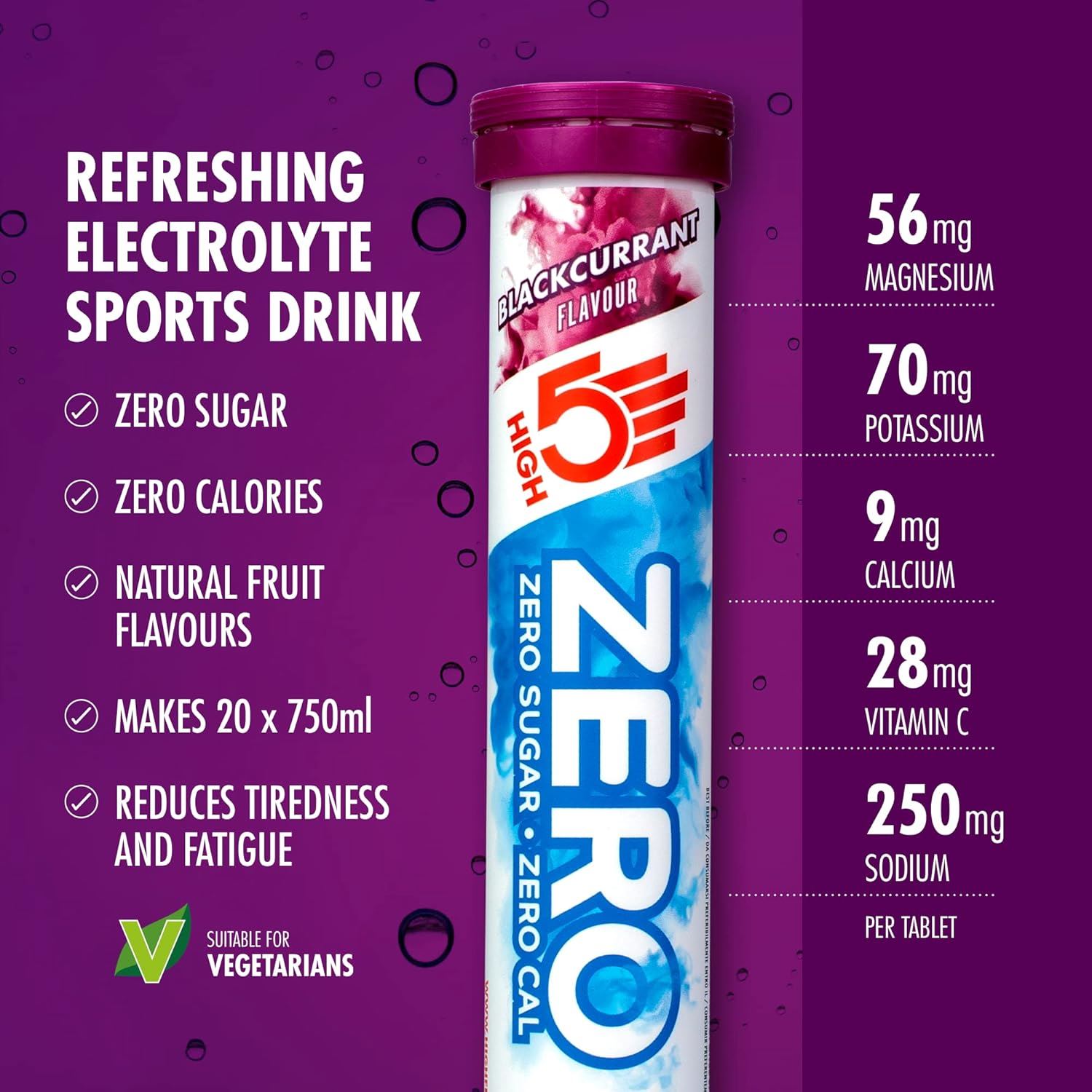 High 5 Zero Electrolyte Sports Hydration Drink - 20 Tabletten 8er Pack - Bild 9 von 31
