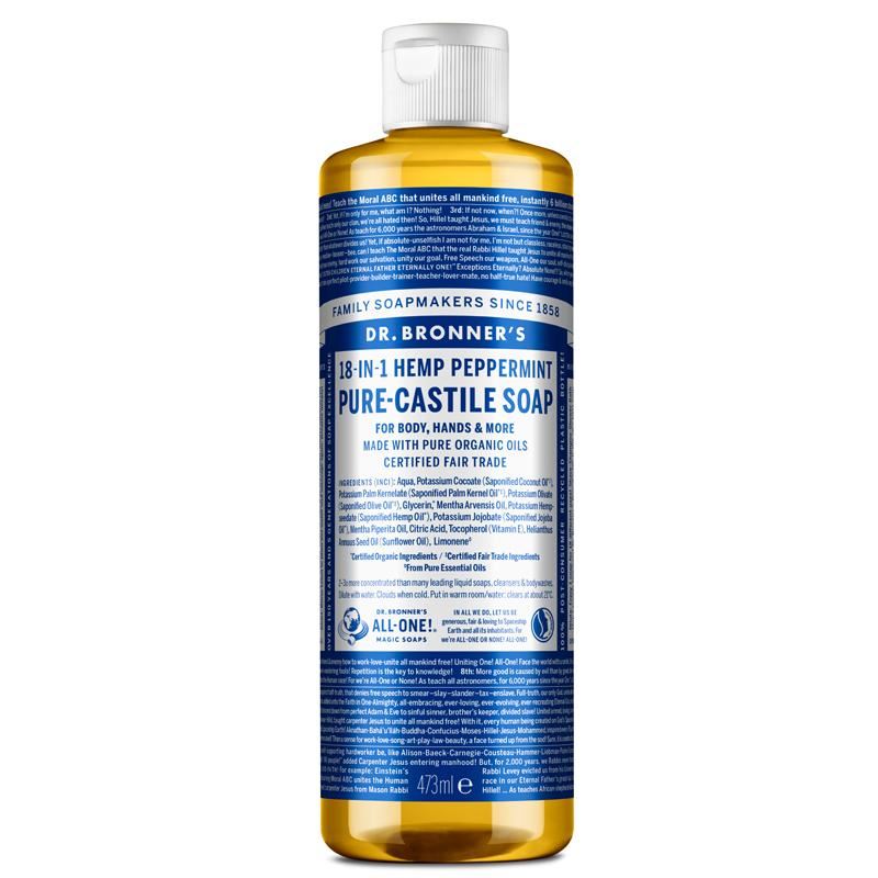 Dr Bronner Organic Moisturising Pure Castile Liquid Soap - All Sizes - Picture 40 of 54