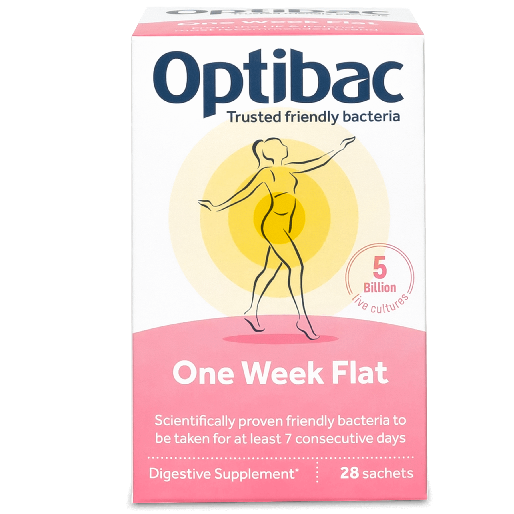 OptiBac Probiotics One Week Flat 7 - 28 Sachets - Picture 8 of 13