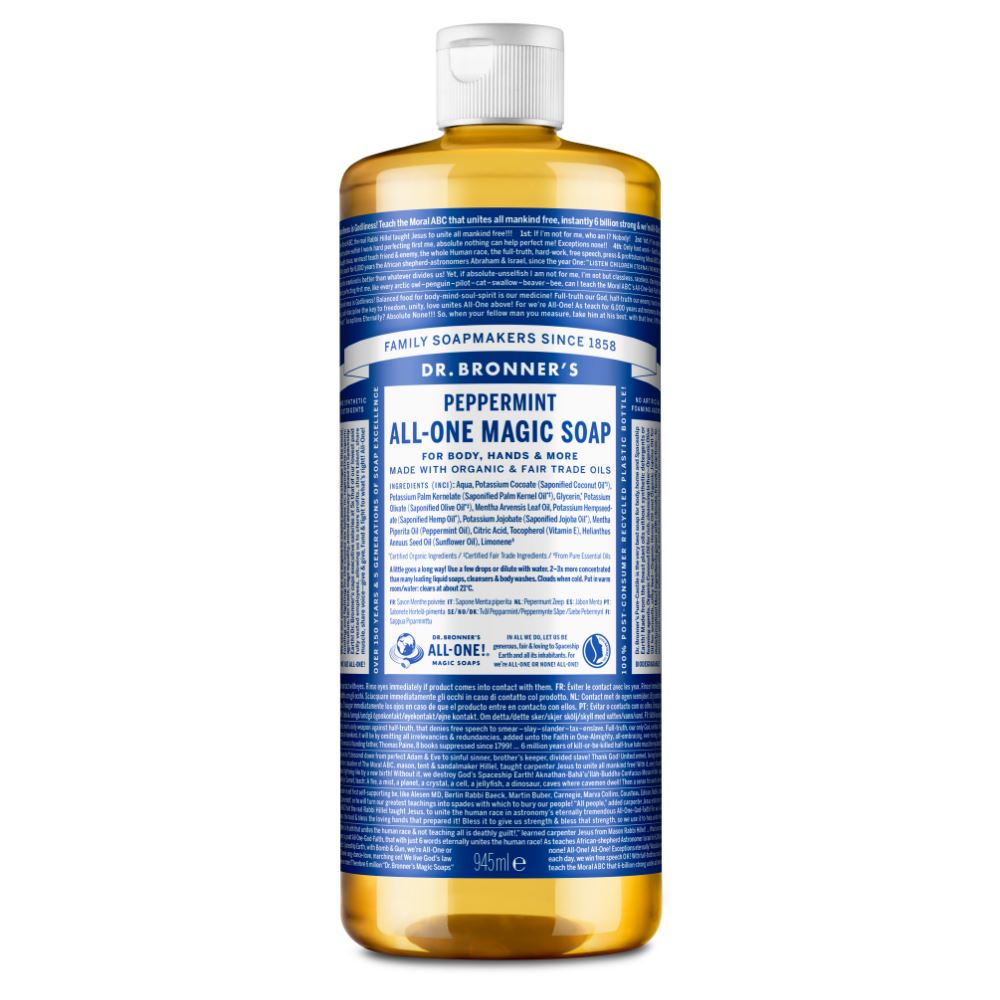 Dr Bronner Organic Moisturising Pure Castile Liquid Soap - All Sizes - Picture 47 of 54