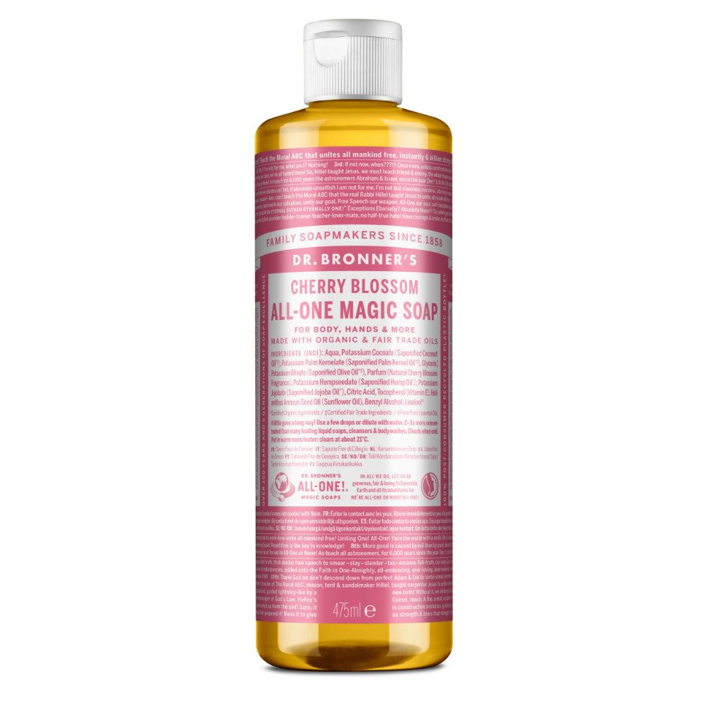 Dr Bronner Organic Moisturising Pure Castile Liquid Soap - All Sizes - Picture 17 of 54