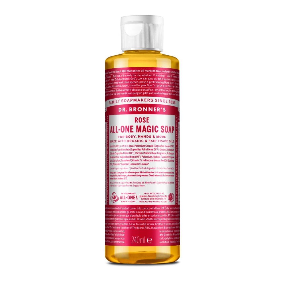 Dr Bronner Organic Moisturising Pure Castile Liquid Soap - All Sizes - Picture 43 of 54