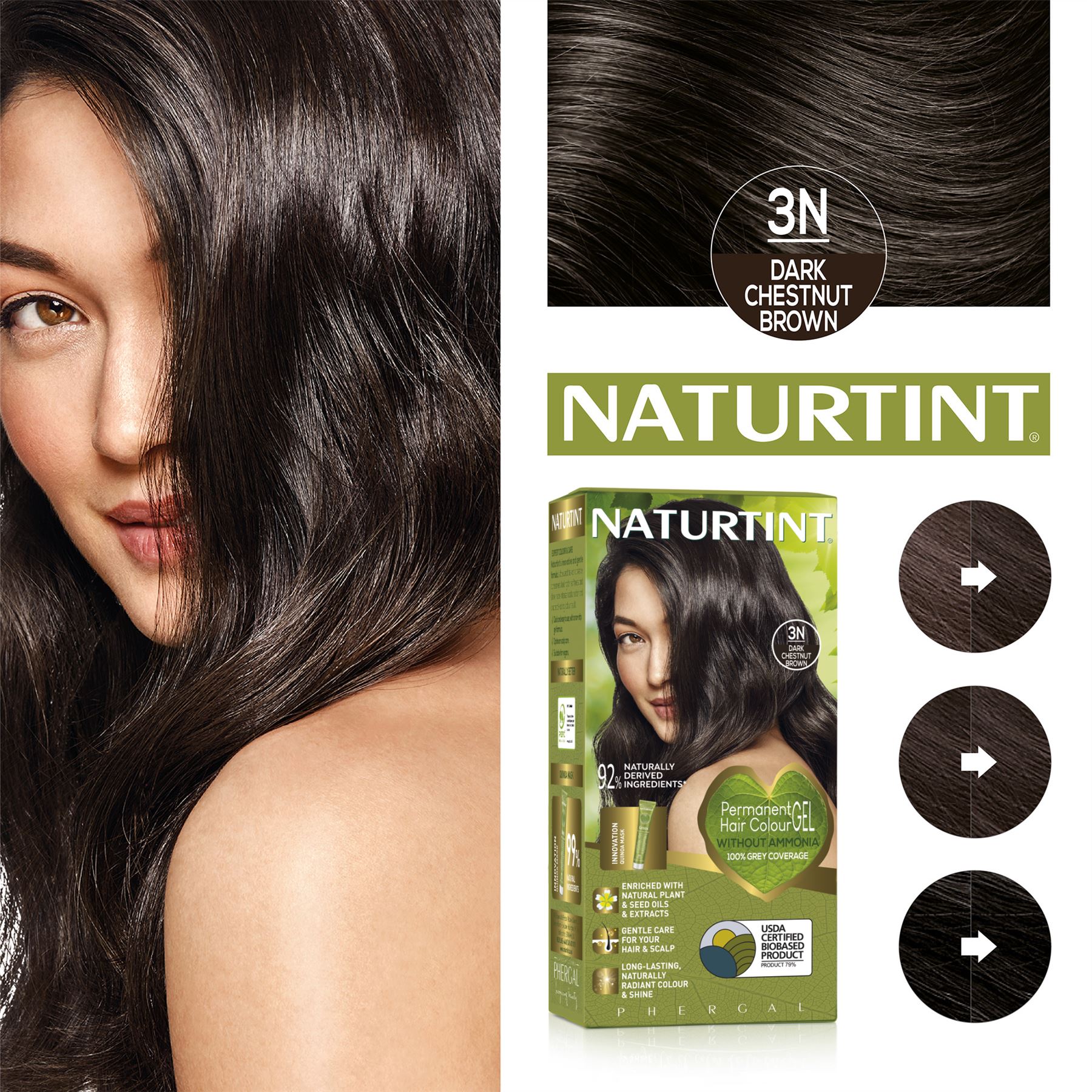 Naturtint Permanent Hair Colour, Plant Enriched, Ammonia Free, Vegan-All Shades - Picture 9 of 81