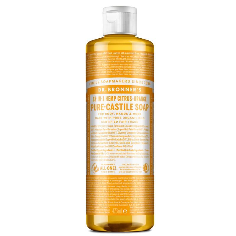 Dr Bronner Organic Moisturising Pure Castile Liquid Soap - All Sizes - Picture 22 of 54
